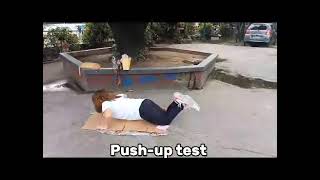 Partial Curlup Pushup Trunk lift and Hexagon Agility Test [upl. by Yrrap]