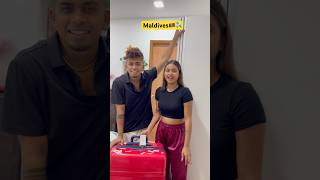 Finally we’re going to Maldives 🇲🇻 😍 ytshorts funny sonadey maldives [upl. by Ailama]