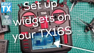 EdgeTX  Set up telemetry widgets RadioMaster TX16S Max [upl. by Remus]