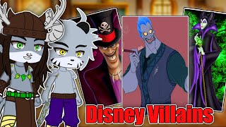 DreamWorks villains React To Disney villains  Part 12  Full Version  Gacha react [upl. by Liauqram46]