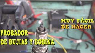 ¿COMO HACER UN PROBADOR DE BUJIAS Y BOBINA  Omar VW [upl. by Upali]