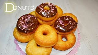 Receta fácil DONAS esponjosas ROSQUILLAS [upl. by Einavoj]