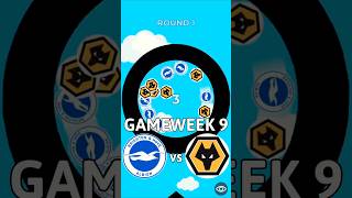 Brighton vs Wolves  MARBLE RACE PREMIER LEAGUE shorts premierleague brighton wolves bhawol [upl. by Phila]