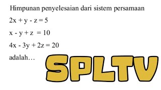 CARA MUDAH MENJAWAB SPLTV‼️ [upl. by Odlanir]