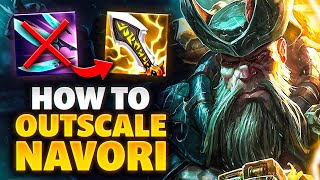 MAXIMUM DAMAGE How To Outscale Navori On Gangplank With This Item [upl. by Ardnaed]