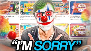 YouTubes Biggest Clown Apologizes The Mannii Show [upl. by Codee337]