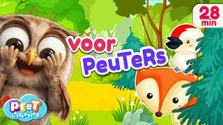 Dieren Verstopt 25 Woordjes Leren amp Zingen met Pretlettertjes  Voor Peuters [upl. by Dolhenty999]