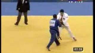 Leandro Guilheiro BRA x Ronald Girones CUB Judo Pan 2007 [upl. by Dett]