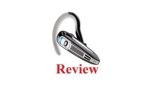 PLANTRONICS Voyager 520 Bluetooth Headset Review [upl. by Hinson323]