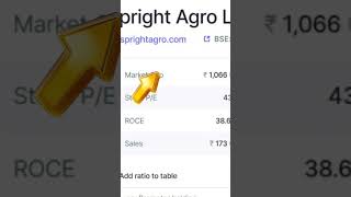 Latest spright agro Ltd stock update analysis [upl. by Ilario922]