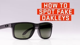 How To Spot Fake Oakleys [upl. by Cyprus]