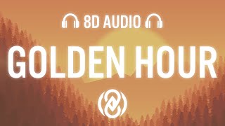 JVKE  golden hour Lyrics  8D Audio 🎧 [upl. by Stephan]