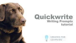 Quickwrite Writing Prompts Tutorial  Teachers Can Implement Simple Daily Writing Practices [upl. by Akinak]