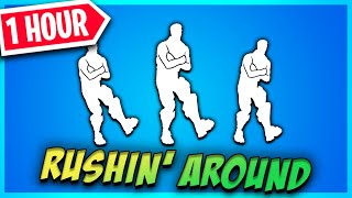 Fortnite quotRushin Aroundquot Emote 1 Hour Version ICON SERIES [upl. by Gavette390]