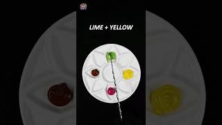 LIME  YELLOW  CARDINAL  BROWN   asmr mixcolor DASMixColorMaster [upl. by Anigue]