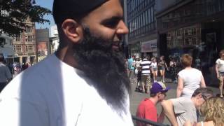 Lady Reverts to islam in Sheffield Allahu Akbar [upl. by Eelirak]