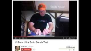 Behr Paint Test by Unqualified Testing Source Scott Burt [upl. by Arem]