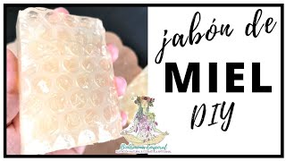 Cómo hacer jabón de MIEL 🍯  Jabón de glicerina [upl. by Bouton27]