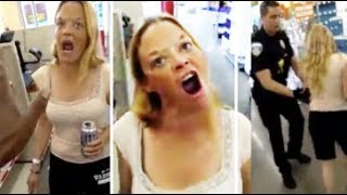 Drugged Out Lady Gets Arrested After Harassing Store Employee [upl. by Anwahsed697]