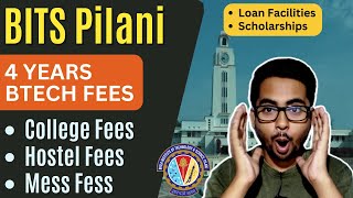 BITS Pilani  Fees for 4 Years BTech 2023 with Hostel Details  BITSAT 2023  Admission Procedure [upl. by Dorion]