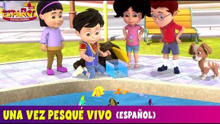 Vir The Robot Boy  Una vez pesqué vivo  Spanish Songs  Wow Kidz Español Canciones Infantiles [upl. by Huesman]