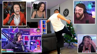 YOUTUBERS REACCIONANDO A MI ÁRBOL DE NAVIDAD  DjMaRiiO [upl. by Dalury]