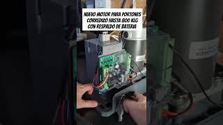 Motor Portón Corredizo hasta 800 klg CRespaldo batería portonelectrico controlremoto automatismo [upl. by Yromem]