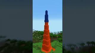 One of the biggest cobblestone towers minecraft shorts [upl. by Shepard]