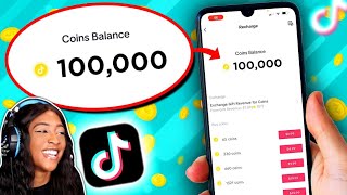 Free TikTok Coins 100000🪙 in 5 Minutes How to get FREE Tik Tok Coins iOS amp Android 2024 [upl. by Hyrup]