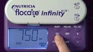 Flocare Infinity Enteral Feeding Pump  Programming [upl. by Anyel]