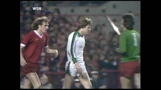 12041978 European Cup Semi Final 2nd leg LIVERPOOL v BORUSSIA MONCHENGLADBACH [upl. by Rihat]