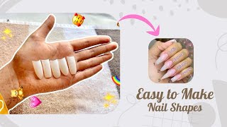 Easy to make trending nail shapes 💅 [upl. by Irej893]