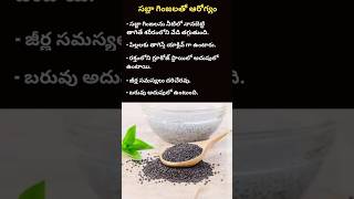 సబ్జా గింజలతో ఆరోగ్య ప్రయోజనాలు  Health Benefits of Sabja Seeds in Telugu sabjaseeds benefits [upl. by Leiria]