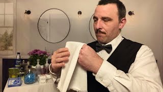 Elegant Gentlemen’s Restroom Attendant 🫧🧼🧴ASMR Role Play [upl. by Iilek]