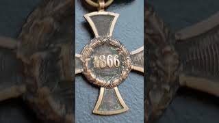 Armeedenkzeichen 1866 Bavaria крест Бавария 1866 armee cross 1866 Bavarian [upl. by Ydennek]