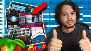 Making a Beat with Stock Plugins That Dont Suck in FL Studio [upl. by Uaeb]