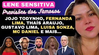 LENE SENSITIVA PREVISÕES DOS FAMOSOS JOJO TODYNHO FERNANDA LIMA NEYMAR GUSTAVO LIMA E MAIS [upl. by Annahsal131]