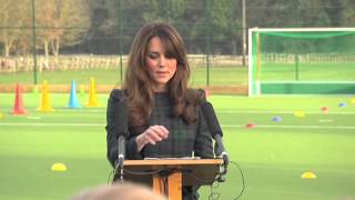 Kate Middleton St Andrews School speech [upl. by Latsyek]