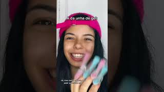 Unha de gel kkkkkkkkkk tô sem vídeo para postar no canal [upl. by Alasdair964]