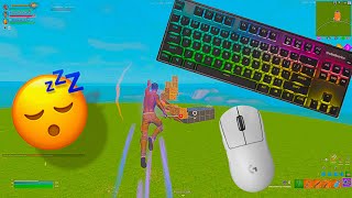 3v3v3v3 Go Goated Gameplay 😴 SteelSeries Apex 9 TKL ASMR 🐐 Satisfying Keyboard Fortnite 165 FPS 4K [upl. by Brendis]