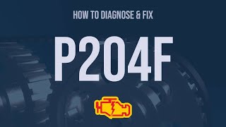 How to Diagnose and Fix P204F Engine Code  OBD II Trouble Code Explain [upl. by Eartha578]