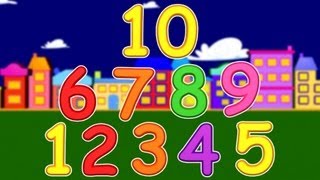 Numbers Song  Ten Little Numbers  Kids And Childrens Song [upl. by Attemaj898]