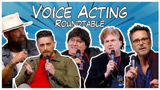 Voice Acting QampA with Josh Keaton Tony Daniels Quinton Flynn Tim Kitzrow and Tait Fletcher [upl. by Enram11]