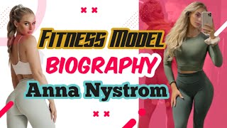 Who Anna Nystrom  Bio Facts Career of Swedish Fitness Model [upl. by Uzia]