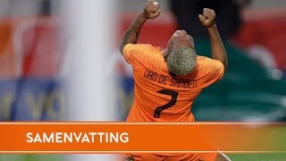 Highlights Oranjeleeuwinnen  Denemarken 5102018 WK 2019 Playoff [upl. by Luby]