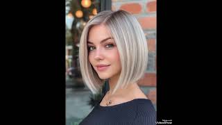 Gorgeous and Unique Bob With Sided bangs  Haircuts amp hairstyle ideas [upl. by Friedrick]