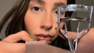 ASMR Inspectingexamining your face upclose for sleep and relaxation🔍 fast unpredictable asmr [upl. by Laina83]