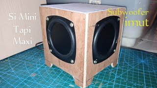 Membuat Mini Subwoofer subwoofer MiniaturSubwoofer [upl. by Malek]