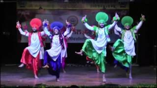 Doaba College Jalandhar Bhangra 2016 at GNDU [upl. by Itra399]