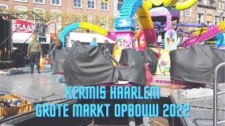 Kermis Haarlem Grote Markt De Opbouw 2022 [upl. by Enrica]